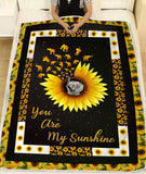 Fleece Blanket You Are My Sunshine Elephant Lover Fleece Blanket Print 3D, Unisex, Kid, Adult - Love Mine Gifts
