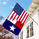 Texas Usa Flag | Garden Flag | Double Sided House Flag | Indoor Outdoor Decor
