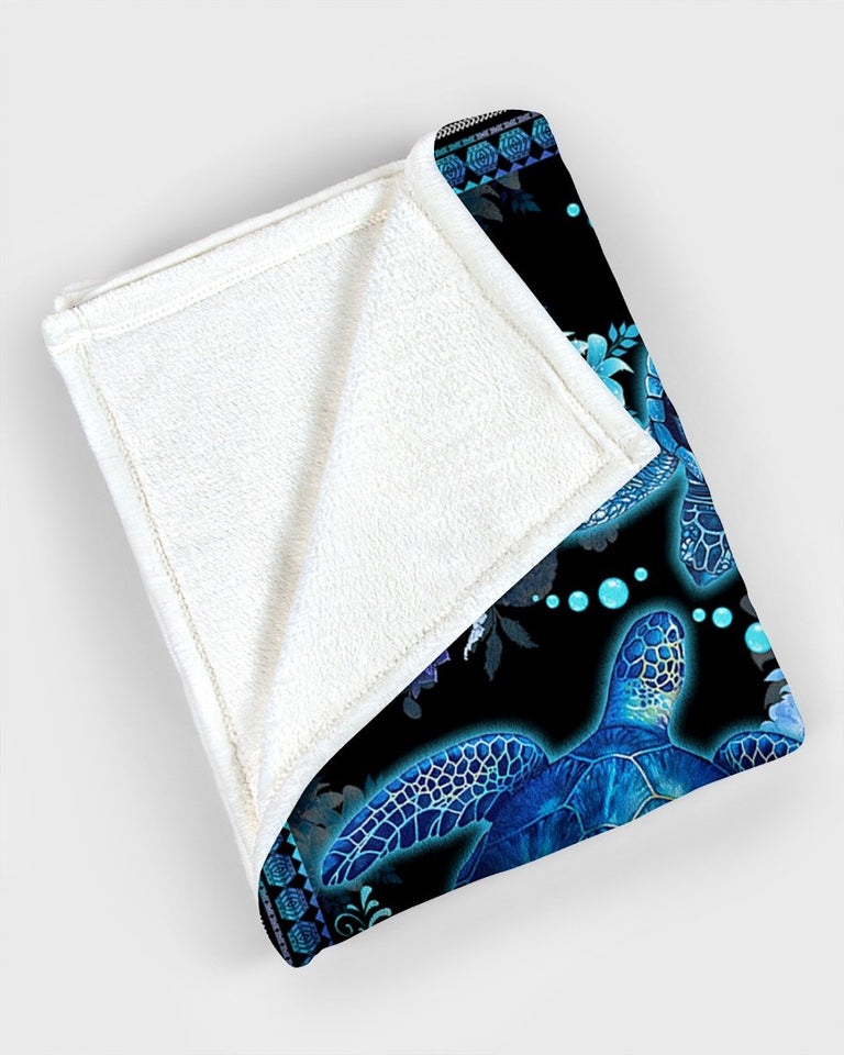 Fleece Blanket I Love Turtles Fleece Blanket Print 3D, Unisex, Kid, Adult | Gift For Turtles Lover - Love Mine Gifts