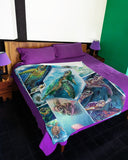 Fleece Blanket I Love Beautiful Turtles Fleece Blanket Print 3D, Unisex, Kid, Adult | Gift For Turtles Lover - Love Mine Gifts