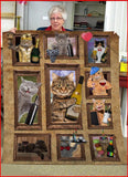 Fleece Blanket Cats With Wine Gift Fleece Blanket Print 3D, Unisex, Kid, Adult - Love Mine Gifts