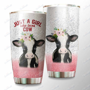 Tumbler Personalized Cow Xa1201467Cl Stainless Steel Tumbler Travel Customize Name, Text, Number, Image - Love Mine Gifts