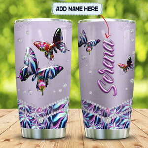 Abstract Art Butterfly Personalized Kd2 Mal1501017Z Stainless Steel Tumbler