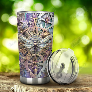 Tumbler Personalized Dragonfly Abstract Pattern Yw2001677Cl Stainless Steel Tumbler Travel Customize Name, Text, Number, Image - Love Mine Gifts