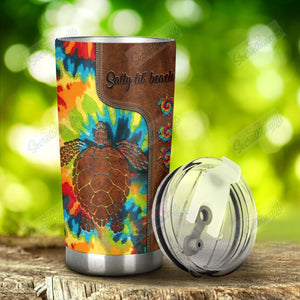 Tumbler Personalized Abstract Colorful Salty Lil Beach Leather Pattern Yw2001473Cl Stainless Steel Tumbler Travel Customize Name, Text, Number, Image - Love Mine Gifts