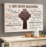 Poster - Canvas Irish An Irish Blessing Personalized Canvas, Poster Custom Design Wall Art - Love Mine Gifts