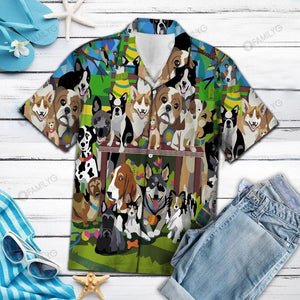 Hawaiian Shirt Dog Shirt - The World Of Dogs Hawaiian Shirt Summer Hawaiian for Men, Women, Couple - Love Mine Gifts