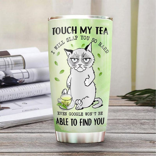 Tumbler Personalized Siamese Cat Tea Personalized Stainless Steel Skinny Tumbler Bulk, Double Wall Vacuum Slim Water Tumbler Cup With Lid, Reusable Metal Travel Coffee Mug - Love Mine Gifts