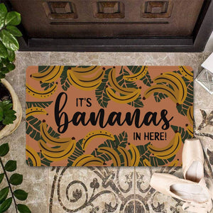 Doormat Personalized Name Family House It'S Bananas In Here Doormat Welcome Mat Housewarming Gift Home Decor Funny Doormat Gift Idea For Fruit Lovers Gift For Banana Lovers - Love Mine Gifts