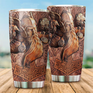 Tumbler Viking Stainless Steel Tumbler Personalized Name, Text, Number, Image Travel Coffee Mug - Love Mine Gifts