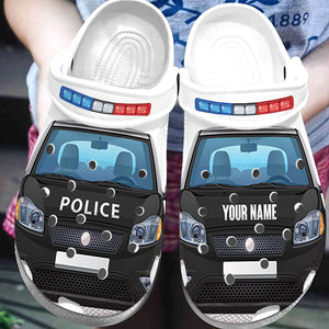Custom Name Police Car Shoes #290722H Personalized Clogs