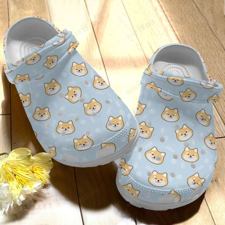 Clog Inu Akita Collection Qt7 Classic Personalized Clogs - Love Mine Gifts