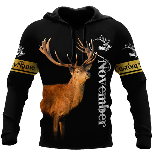  Premium November Deer Customize Name Shirts