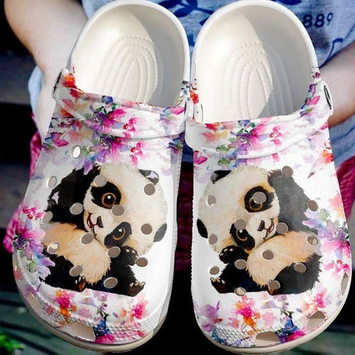 Panda Cute Sku 1774 Shoes Personalized Clogs