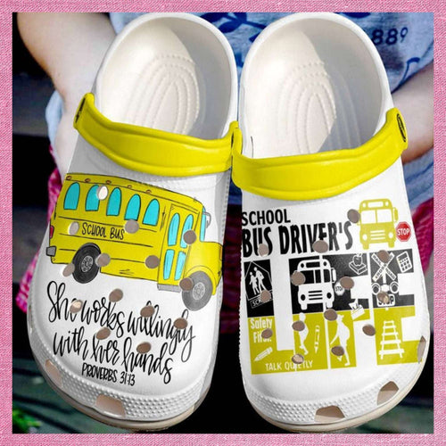 School Bus Driver'S Life Shoes Personalized Clogs