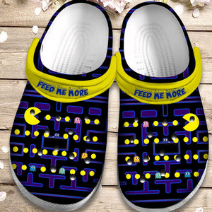 Pac-Man Funny Game Shoes#Hd Personalized Clogs