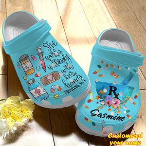 Pharmacist Pharmacy She Works Willingly Shoes For Men And Women Personalized Clogs