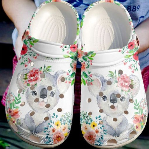 Koala Cute Baby Sku 1526 Custom Sneakers Name Shoes Personalized Clogs