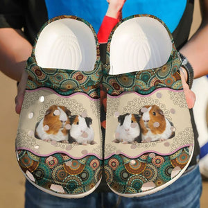 Guinea Pig Indian Boho , Comfy Footwear Personalized Clogs