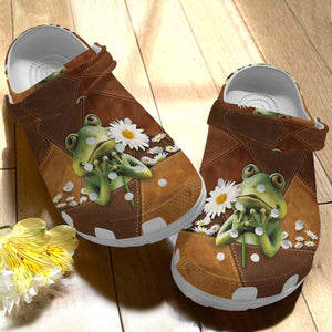 Frog Whitesole Lovely Frog Personalized Clogs