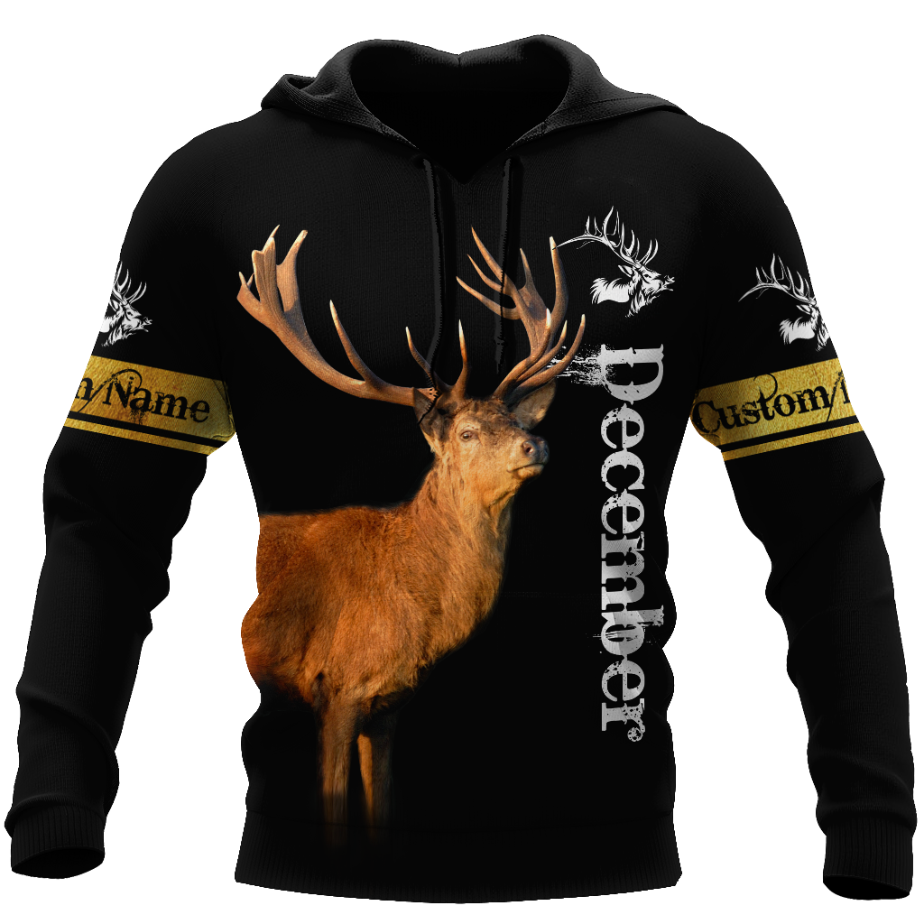  Premium December Deer Customize Name Shirts
