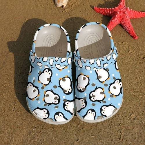 Penguin Cutie Ocean Gift For Lover Rubber Comfy Footwear Personalized Clogs