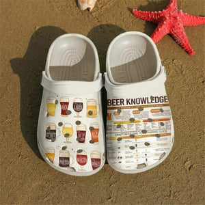 Beer Knowledge 102 Gift For Lover Rubber , Comfy Footwear Personalized Clogs