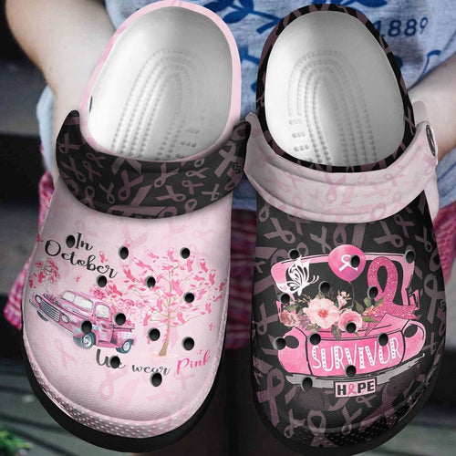  Breast Cancer, Fashion Style Print 3D Wear Pink For Women, Men, Kid Personalized Clogs