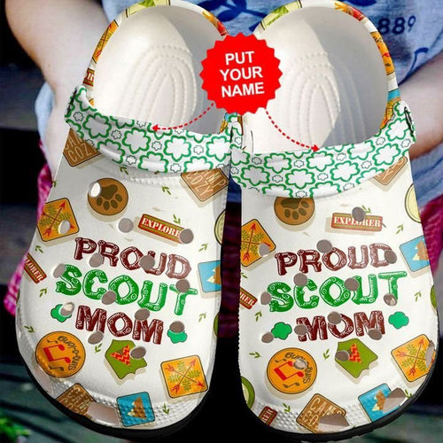 Proud Mom Shoes Scout  Personalized Clogs