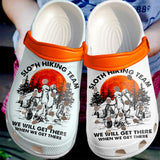 Camping Sloth Hiking Team Evg2860 Personalized Clogs