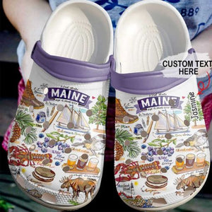 Maine Proud Sku 1563 Custom Sneakers Name Shoes Personalized Clogs