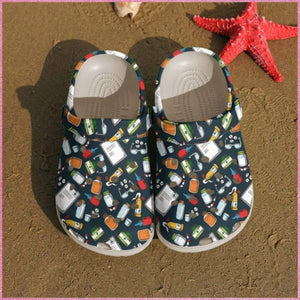 Pharmacist Pattern  Personalized Clogs