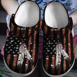 Native Pattern Rubber Comfy Footwear Personalized Clogs