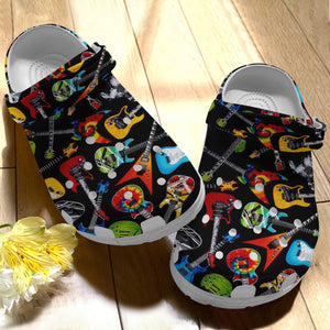 Guitar Colorful Guitar Personalized Clogs