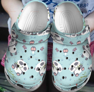 Lovely Panda Style Gift For Lover Rubber Comfy Footwear Personalized Clogs