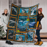 Fleece Blanket 3d Ocean Dolphin Fleece Blanket Print 3D, Unisex, Kid, Adult - Love Mine Gifts
