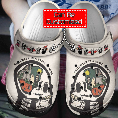 Halloween - Halloween Is A State Of Mind Shoes Personalized Clogs