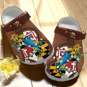 Maryland Brown Leather Heart Pattern Shoes Personalized Clogs