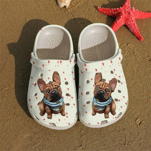 Frenchie Lovely Shoes Personalized Clogs