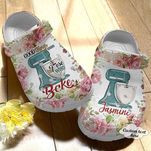  Baking,Good Things Come To Those Who Bake, Fashion Style Print 3D For Women, Men, Kid Personalized Clogs
