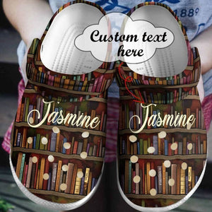 Reading - Reading Bookaholics Shoes Personalized Clogs