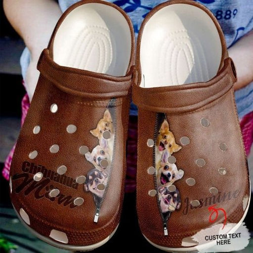 Chihuahua Animal Name Shoes Personalized Clogs