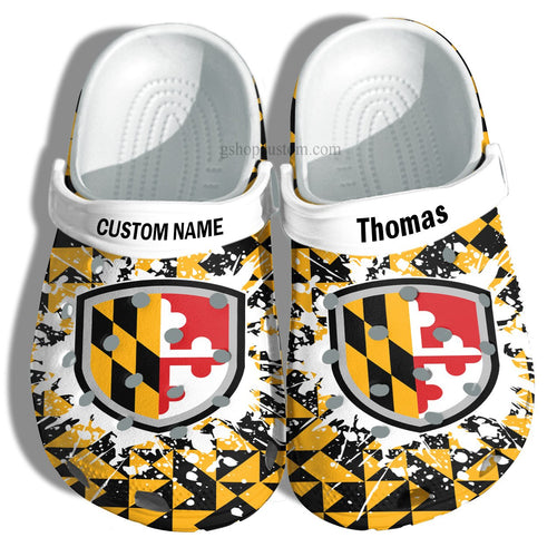 University Of Maryland Baltimore County Graduation Gifts Shoes Customize- Admission Gift Shoes For Men Women - Cr-Csu0125 - Gigo Smart Personalized Clogs