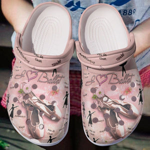 Ballet Whitesole Pink Ballet Personalized Clogs