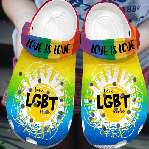 Lgbt Neon Ty094001 Personalized Clogs