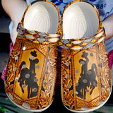 Horse Rodeo Lover Sku 2055 Sneakers Name  Personalized Clogs