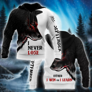 Apparel Wolf - September Guy Never Lose 3D All Over Printed Unisex Shirts 3D All Over Printed Custom Text Name - Love Mine Gifts