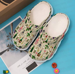 Wine Pattern Sku 2742 Custom Sneakers Name Shoes Personalized Clogs