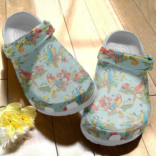 B1704 Parrot Bird Personalized Clogs