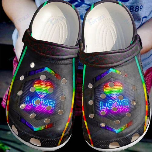 Lgbt Personalize Custom Fashionstyle Comfortable For Women Men Kid Print 3D Love Is Love Personalized Clogs